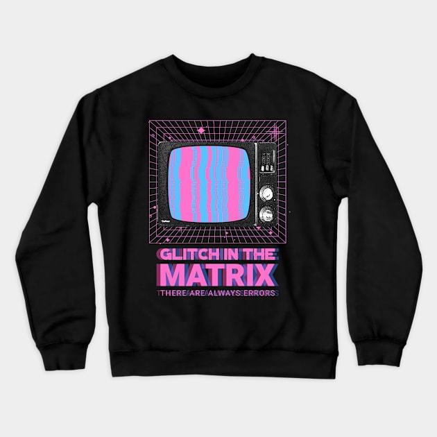 Glitch in parallel dimension Crewneck Sweatshirt by NB-Art